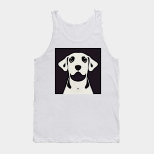 Staring Dog Tank Top